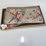 Zip Up Wallet - Blossom Time – Vegan Leather Purse