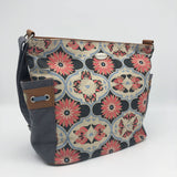 Everyday Tote - Butterfly Mandala – Vegan Leather Tote Bag