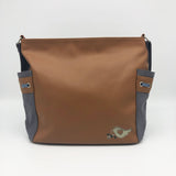 Everyday Tote - Butterfly Mandala – Vegan Leather Tote Bag