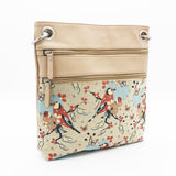 Melbourne Bag - Blossom Time – Vegan Leather Cross-Body Handbag