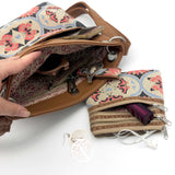 Melbourne Bag - Butterfly Mandala – Vegan Leather Cross-Body Handbag