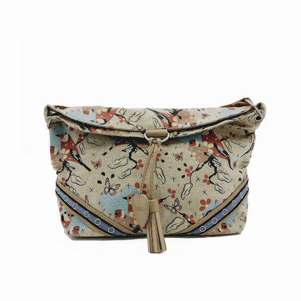 Café Bag - Blossom Time – Vegan Leather Cross-Body Handbag