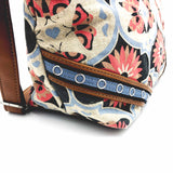 Café Bag - Butterfly Mandala – Vegan Leather Cross-Body Handbag