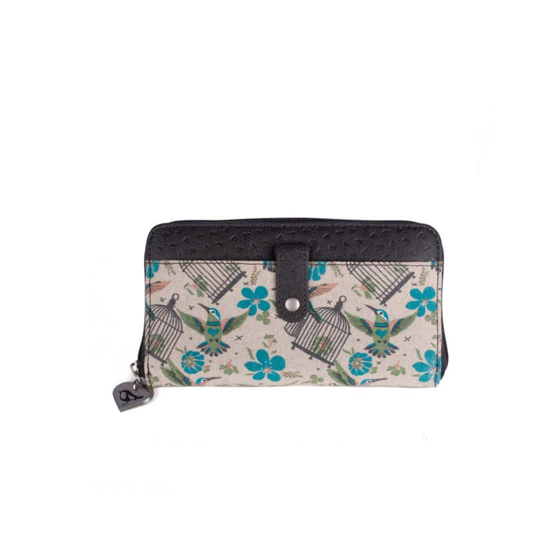 Zip Up Wallet - Be Free – Vegan Leather Purse