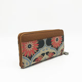 Zip Up Wallet - Butterfly Mandala – Vegan Leather Purse