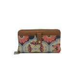 Zip Up Wallet - Butterfly Mandala – Vegan Leather Purse