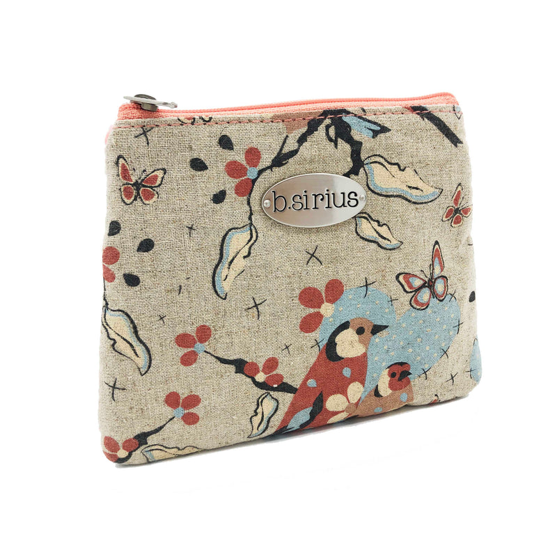 3 Zip Purse - Blossom Time – Vegan Leather Purse