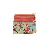 3 Zip Purse - Blossom Time – Vegan Leather Purse