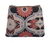 3 Zip Purse - Butterfly Mandala – Vegan Leather Purse