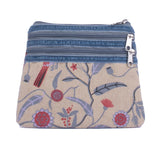 3 Zip Purse - Honeyeater – Vegan Leather Purse