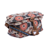 Café Bag - Butterfly Mandala – Vegan Leather Cross-Body Handbag