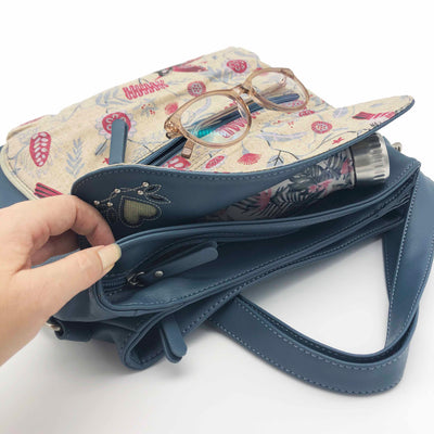 Traveller Bag - Honeyeater  – Vegan Leather Cross-Body Handbag