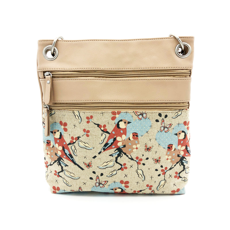 Melbourne Bag - Blossom Time – Vegan Leather Cross-Body Handbag