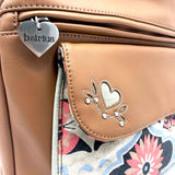 Traveller Bag - Butterfly Mandala – Vegan Leather Cross-Body Handbag