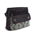 Travel Bag, Carry on bag, Original ethical vegan leather screen-printed Bag Handbag Purse Accessories designed in Australia