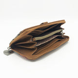 Zip Up Wallet - Butterfly Mandala – Vegan Leather Purse