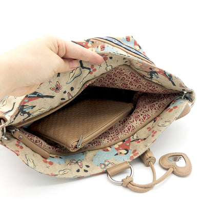 Café Bag - Blossom Time – Vegan Leather Cross-Body Handbag
